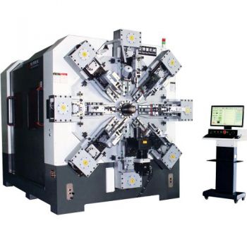 JY100-12R  CNC Spring Machine Wire Rotation 12 axis multi-function
